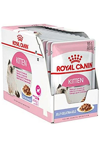 Royal Canin Kitten Pouches - Jelly - Wet Food 12*85grams