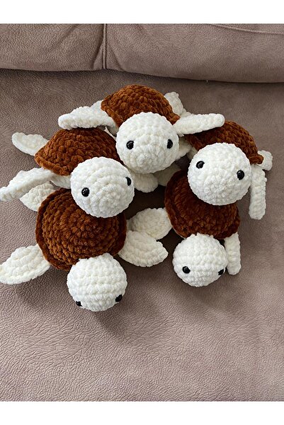 Blue Home Lıght Amigurumi Organik Oyuncak Kaplumbağa Yumuşak Yapıda Bebekler ...