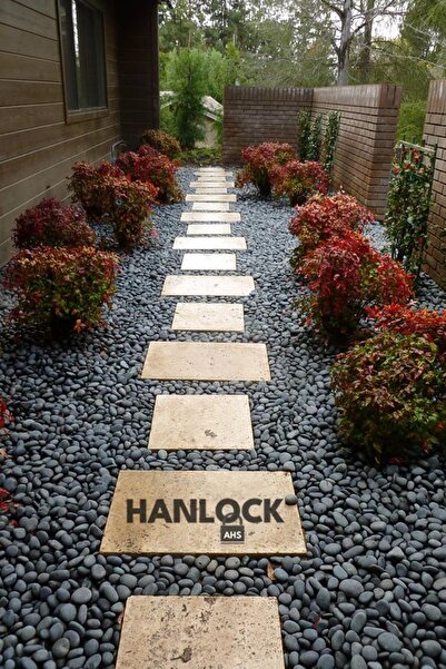 AHS Siyah Bazalt Taş 25 Kg 2-4 Cm Dolomit Dere Çakıl Bahçe Peyzaj Süs Taşı Sa...