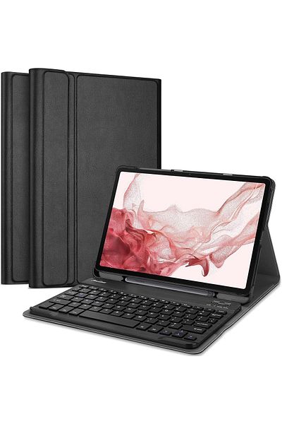 erorex حافظة ProCase Galaxy Tab S8/S7 بلوحة مفاتيح مقاس 11 بوصة، غطاء واقٍ خفيف الوزن نحيف مع لوحة مفاتيح مغناطيسية