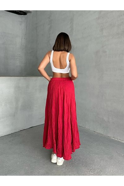 Güba Ticaret Λαστιχένια ψηλόμεση, γραμμή Α, μακριά φούστα