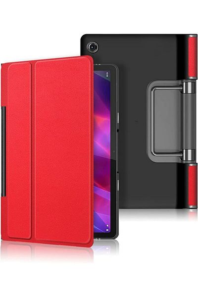 erorex جراب Kepuch Custer لجهاز Lenovo Yoga Tab 11" YT-J706F - غطاء صلب من الجلد الصناعي فائق النحافة