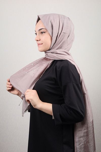 Minelli Exclusive Organized Tulle Shawl - Pattern-01 - Color-03