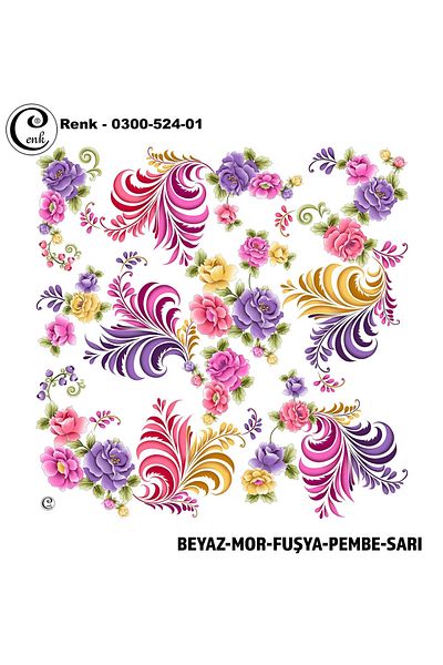 Cenk Γράψιμο με μοτίβο κέντημα - 0300-524 - Χρώμα-01