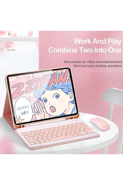 erorex جراب Fegishilly متوافق مع Samsung Galaxy Tab S9 Ultra 14.6 بوصة 2023 مع لوحة مفاتيح وماوس،