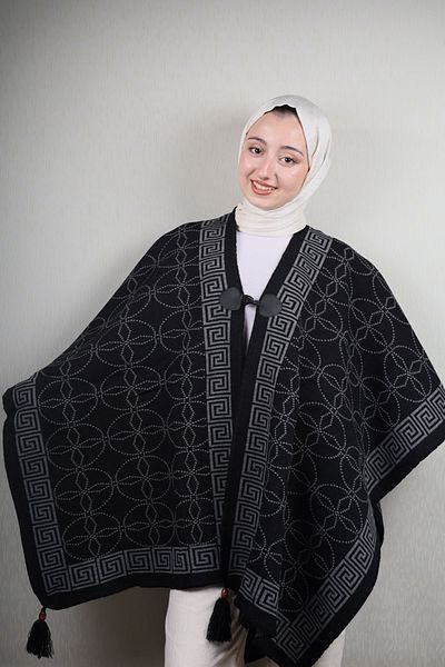 BAYSEM Knitwear Poncho - Pattern-07 - Color-02
