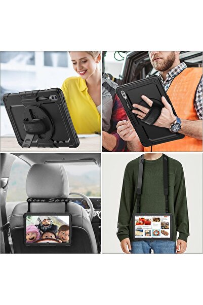 HYX Case for Samsung Galaxy Tab S10/S9 Ultra 14.6 Inch Shockproof with Screen Protector & Pen Hol