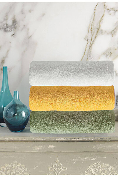 Mira Home Набір з 3 кольорових рушників для рук і обличчя, 100% бавовна, Natural Harmony