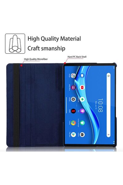 007 Lokoni Case for Xiaomi Pad 6/6 Pro 11" (2023) - Leather Rotating Multi-function Cover, Auto Sleep/Wa