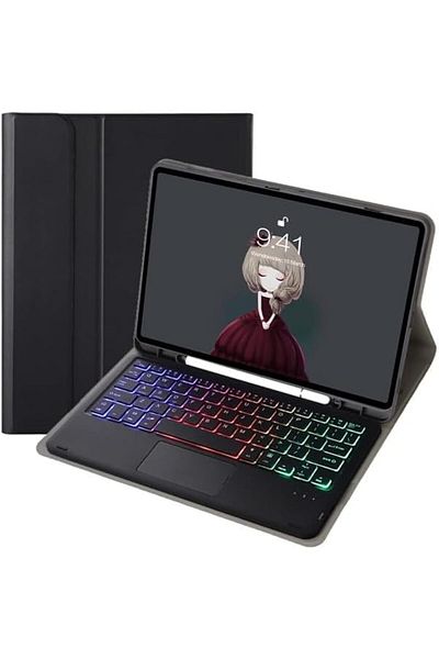 erorex Fegishilly Magnetic Touchpad Keyboard Compatible with Samsung Galaxy Tab S9 FE Plus 2023 12.4 inch