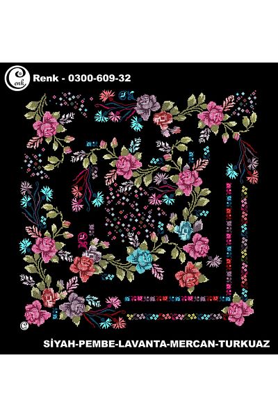 Cenk Γράψιμο με μοτίβο κέντημα - 0300-609 - Χρώμα-32