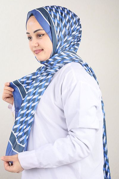 Emproyal Patterned Natural Silk Shawl - Pattern-08 - Color-11