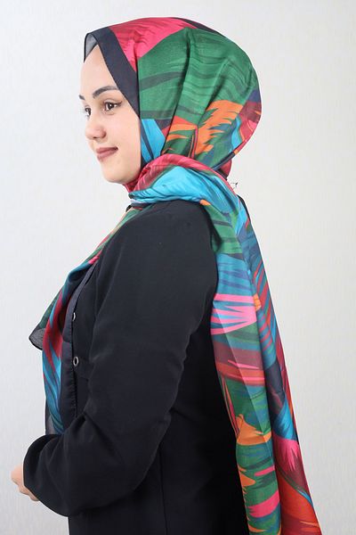 Emproyal Patterned Natural Silk Shawl - Pattern-10 - Color-01