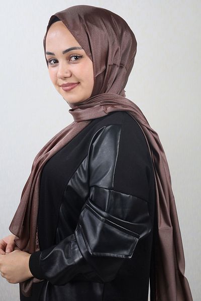 QUM İPEK Κρυστάλλινο σάλι Qum Silk Solid Color - Pattern-01 - Color-05