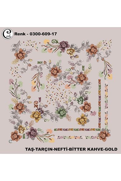 Cenk Γράψιμο με μοτίβο κέντημα - 0300-609 - Χρώμα-17