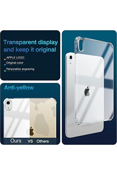 Other Transparent Case for iPad 10.9 (2022, 10th Gen) - Soft TPU, Scratch-resistant, Shockproof