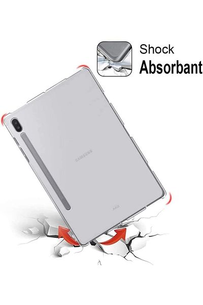 erorex جراب شفاف من Lukione متوافق مع Samsung Galaxy Tab S7 FE 2021/S7 Plus 2020 مقاس 12.4 بوصة،