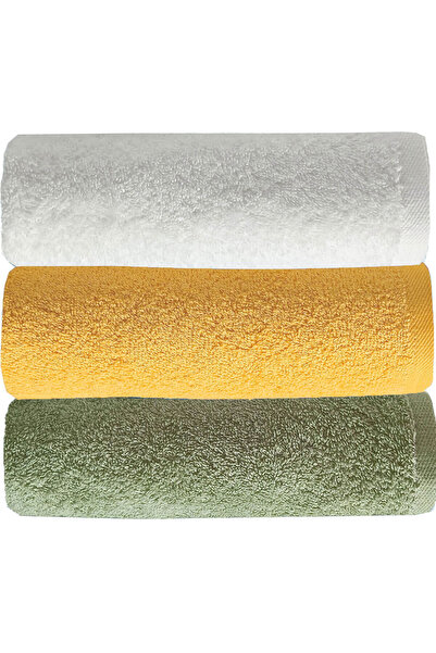 Mira Home Набір з 3 кольорових рушників для рук і обличчя, 100% бавовна, Natural Harmony