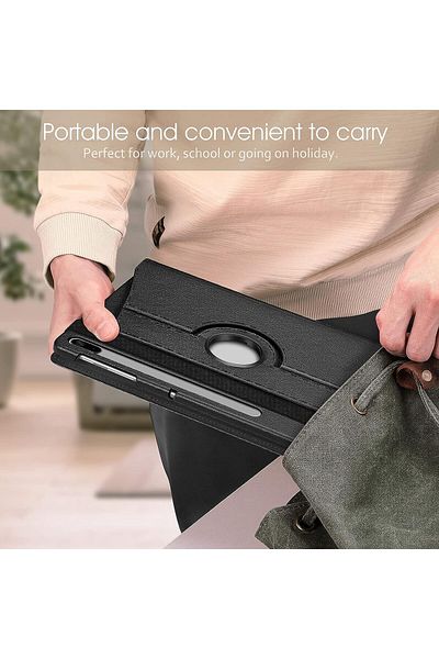 erorex جراب Tujibeay دوار 360 درجة متوافق مع جراب Samsung Galaxy Tab S9 Plus / جراب S8 plus / جراب S7 plus