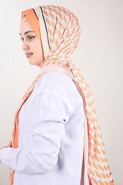 Emproyal Patterned Natural Silk Shawl - Pattern-08 - Color-06