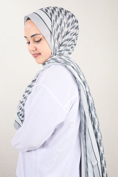 Emproyal Patterned Natural Silk Shawl - Pattern-08 - Color-16