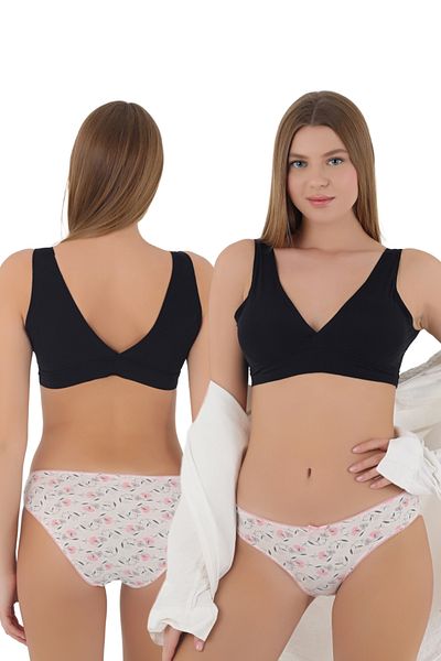 CNT Chiloți din bumbac cu model pentru femei, care oferă eleganță și confort împreună