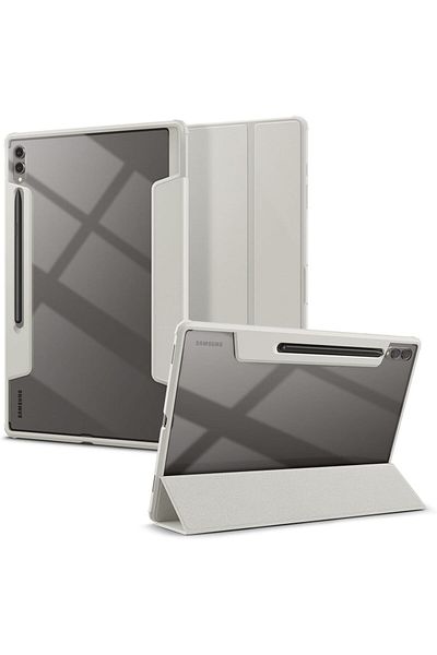 Spigen جراب Ultra Hybrid Pro لجهاز Samsung Galaxy Tab S10 Ultra / Tab S9 Ultra / Tab S8 Ultra - رمادي