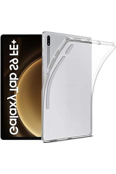 erorex Lukione Tab S9 FE Plus Case Clear Cover Compatible with Samsung Galaxy Tab S9 FE Plus Case Cover