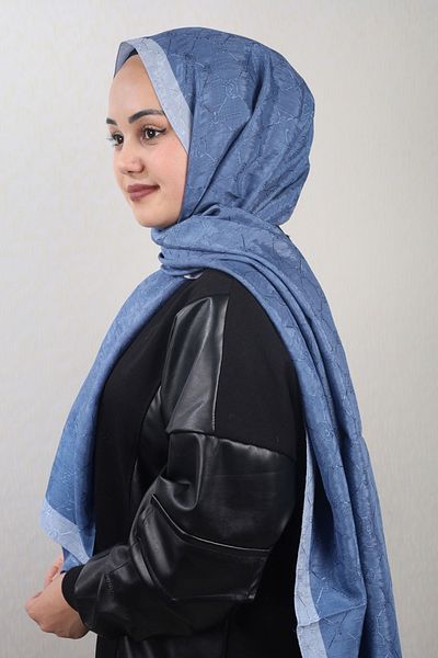 PİRAMİT Pyramid Monogram Flush Shawl - Pattern-01 - Color-04