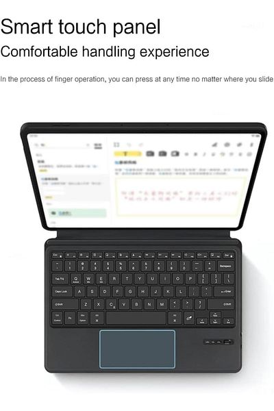 erorex لوحة مفاتيح Fegishilly متوافقة مع جهاز Xiaomi Poco Pad 12.1 بوصة 2024 لوحة مفاتيح تعمل باللمس بتقنية البلوتوث