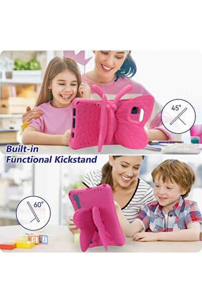 erorex Compatible With Samsung Galaxy Tab A9+ Case For Kids Girl 11” 2023 Released With Butterfly Stand…