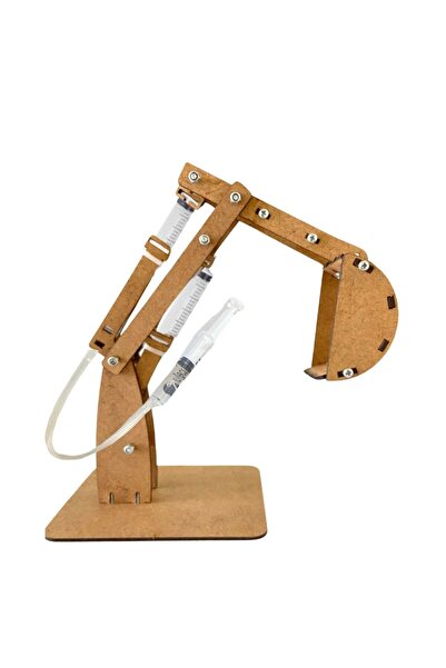 Fapatech Hidrolik Kepçe Sıvı Basınç Pascal Kanunu  Steam Fen Deney  Eğitim Seti - Kendin Yap Hidrolik Kepçe