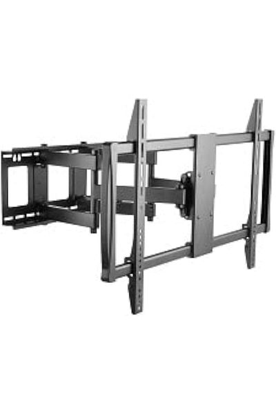 AWH Sh 960p X-large Heavy-duty Full Motion Curved & Flat Panel Tv Wall Mount Fits Most 60~100"