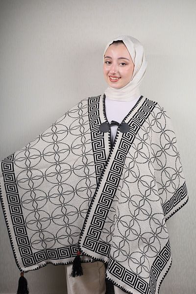 BAYSEM Knitwear Poncho - Pattern-07 - Color-05