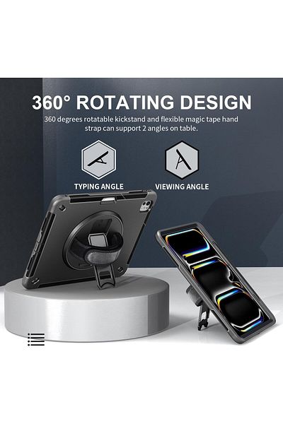 erorex حافظة Fegishilly اللوحية متوافقة مع جهاز iPad Pro 13 بوصة 2024 (M4، الجيل السابع)، شديدة التحمل من الدرجة العسكرية