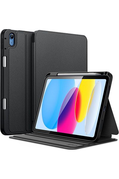 erorex حافظة JETech لجهاز iPad 10 (10.9 بوصة، موديل 2022، الجيل العاشر) مع حامل قلم، حافظة رفيعة