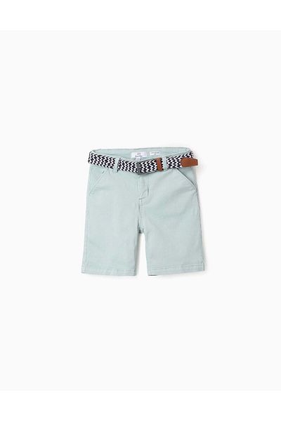 Ziddy Chino Shorts with Belt for Boys 'Midi', Light Blue