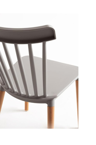 MAAS Modern Dining Chair with Elegant Design with Natural Wood Legs for Kitchen, Dining Room, Bedroom, Living Room, Chairs