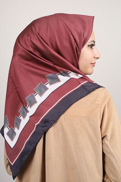 PİRAMİT Μοτίβο πυραμίδας Ψηφιακό μαντίλι Tivil Pattern-76 - Color-01