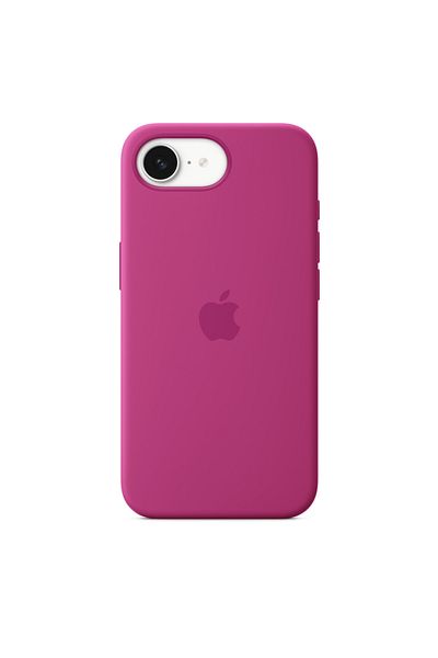 Apple iPhone 16e Silicone Case – Fuchsia