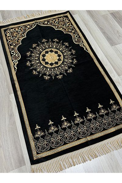 AYHANHOME Luxury Woven Twist Fringed Dowry Gift Prayer Rug