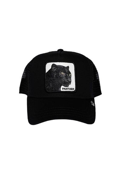 Mihos Black Panther Hat with Animal Figure