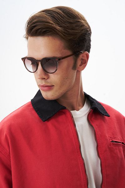 EYE OF HORUS EOH1132 C7 Unisex Brown Sunglasses