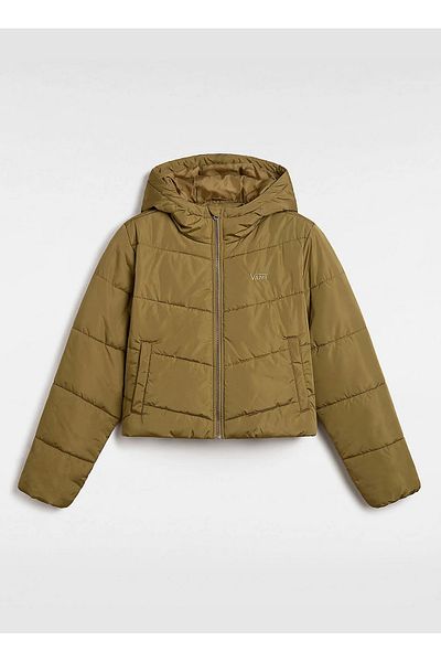 Vans VN000H5ECUQ1-MTE FOUNDRY CROP PUFF Mantouri verde ulei pentru femei