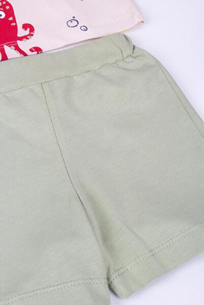 TRENDİMİZBİR Patterned Shorts Set for Baby Boy