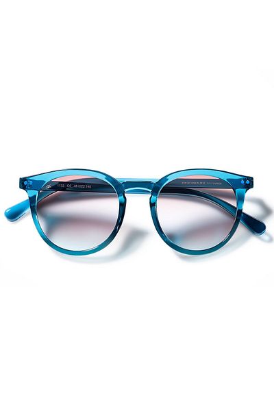 EYE OF HORUS EOH1132 C5 Unisex Navy Blue Sunglasses