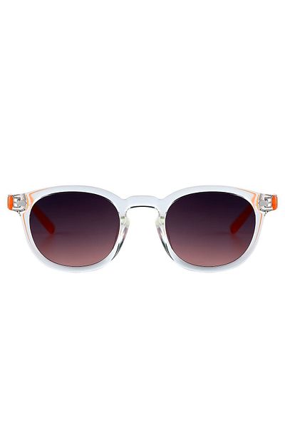 EYE OF HORUS Eoh1063 C196 Transparent Orange Unisex Sunglasses