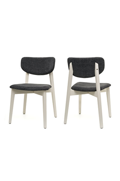 Tunçay Sandalye Leto Beyaz Ahşap 2'li Kolay Kurulumlu Demonte Sandalye – Şık ...