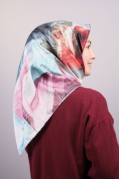 PİRAMİT Pyramid Luxer Patterned Rayon Scarf - Pattern-16 - Color-03