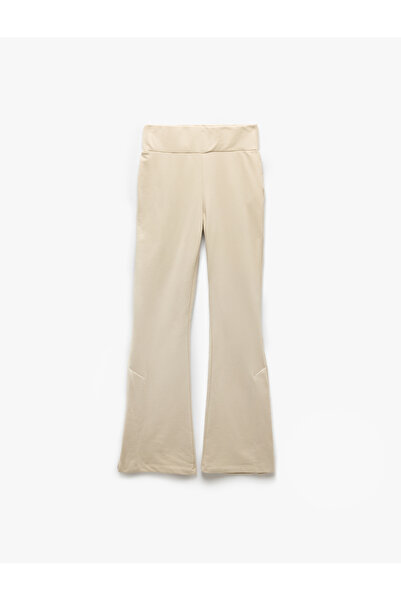 Koton Slim Fit Üç İplik İspanyol Paça Eşofman Altı